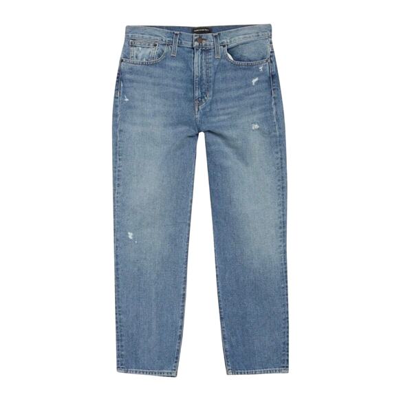 Something Navy Womens Mom Jeans Cotton High Rise Blue Med Wash Size 27 - Picture 12 of 15